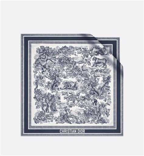 Toile de Jouy Sauvage 90 Square Scarf 